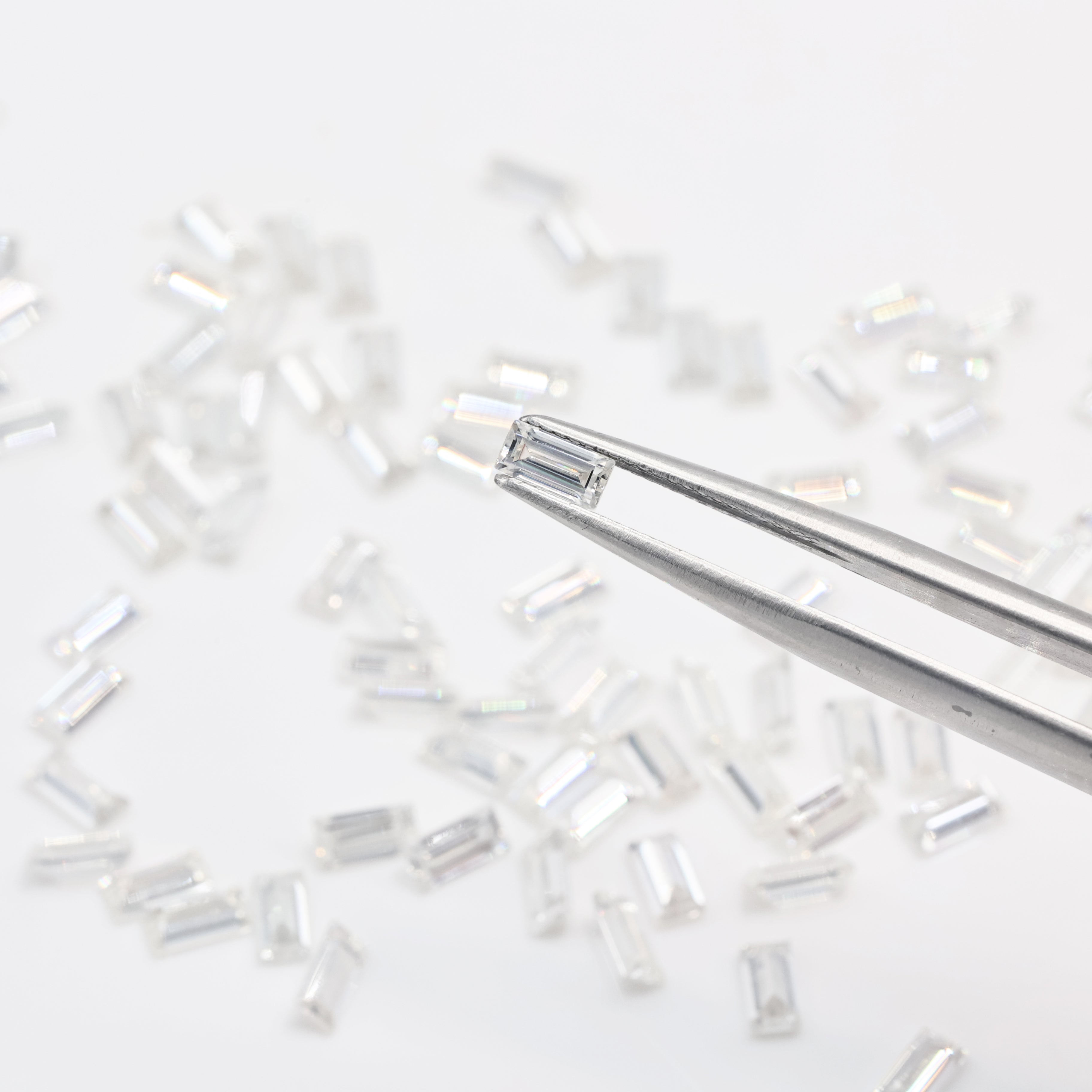 Baguette Perfect Polished Baguette Cut Moissanite Diamond