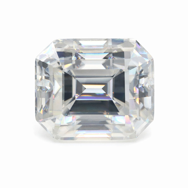 Emerald Perfect Polished Emerald Cut Moissanite Diamond
