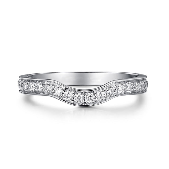 Angelix Moissanite Diamond Wedding Band