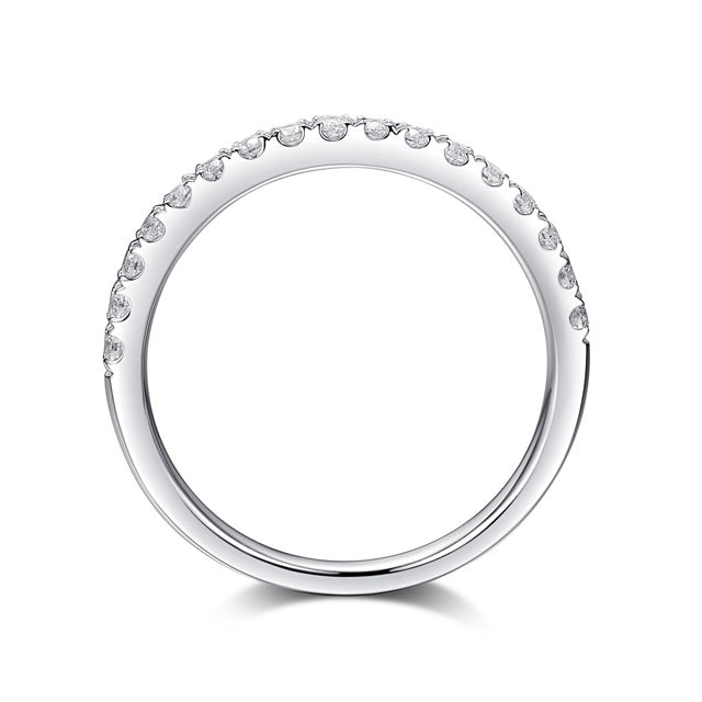 Manhattan Petite Moissanite Wedding Band