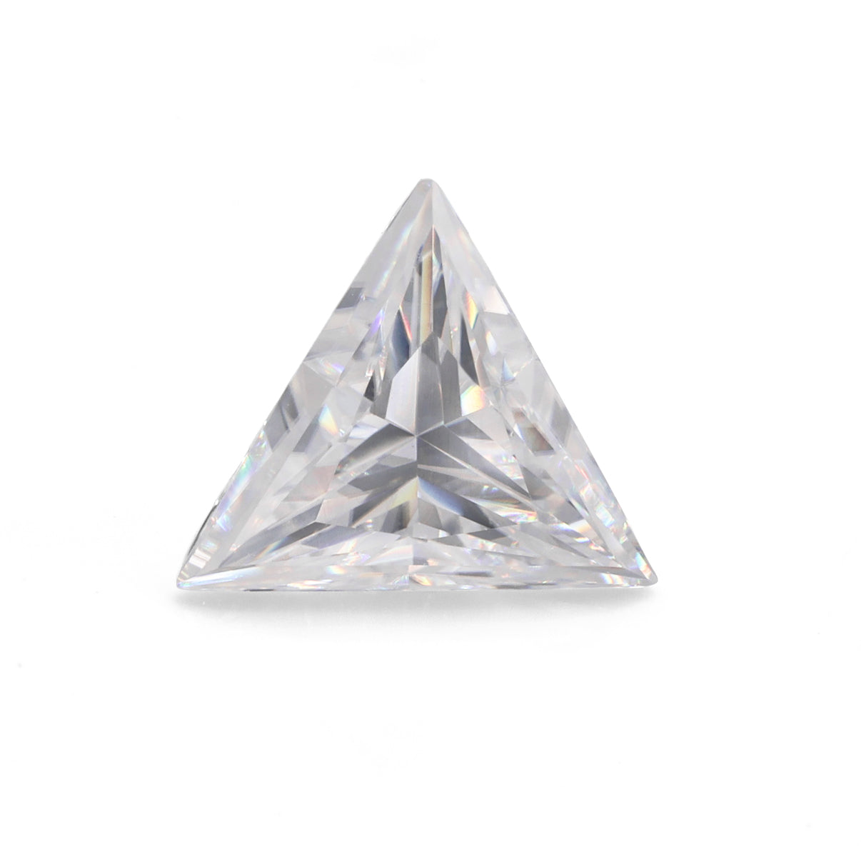 Triangle Perfect Polished Triangle Cut Moissanite Diamond