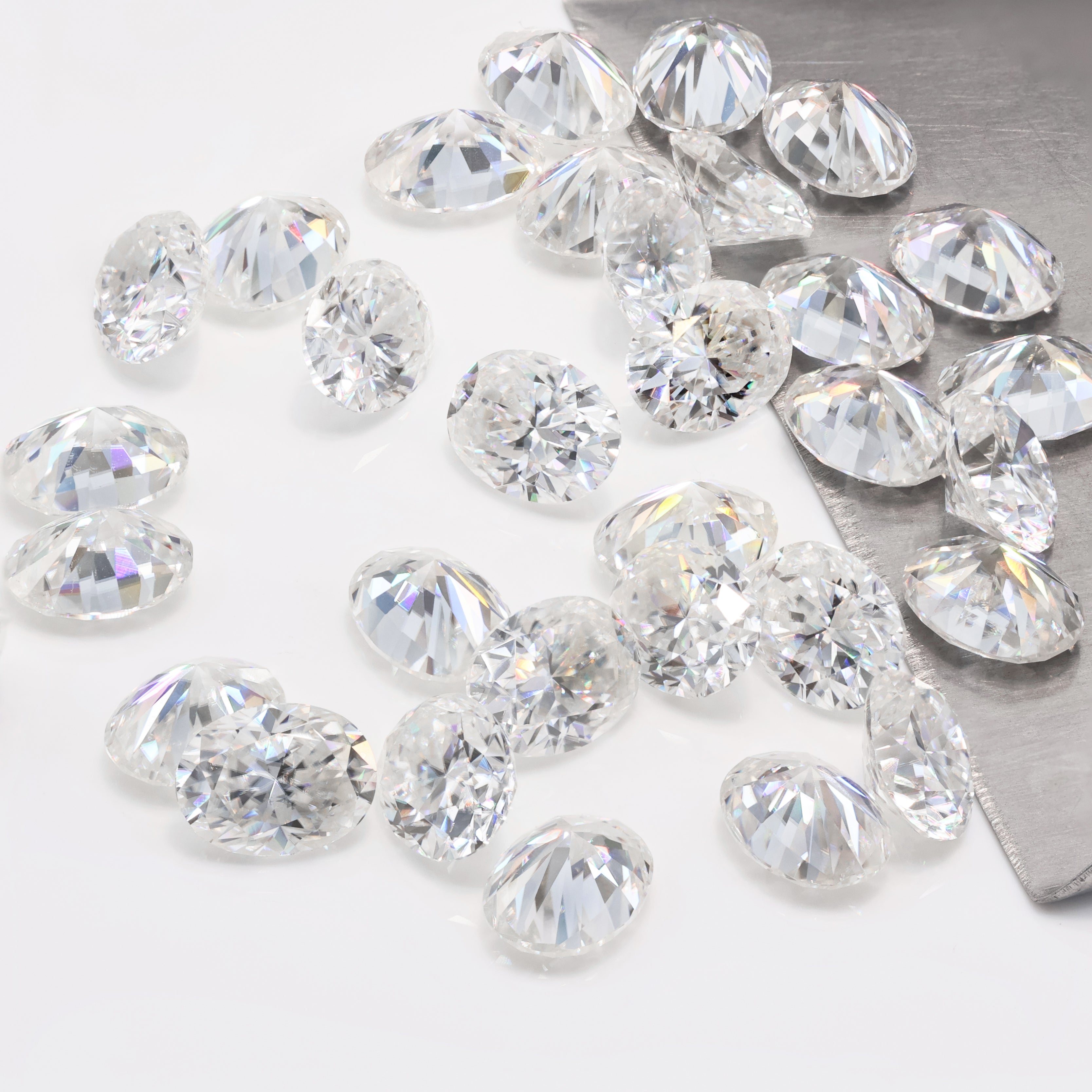 Oval Perfect Polished Oval Cut Moissanite Diamond
